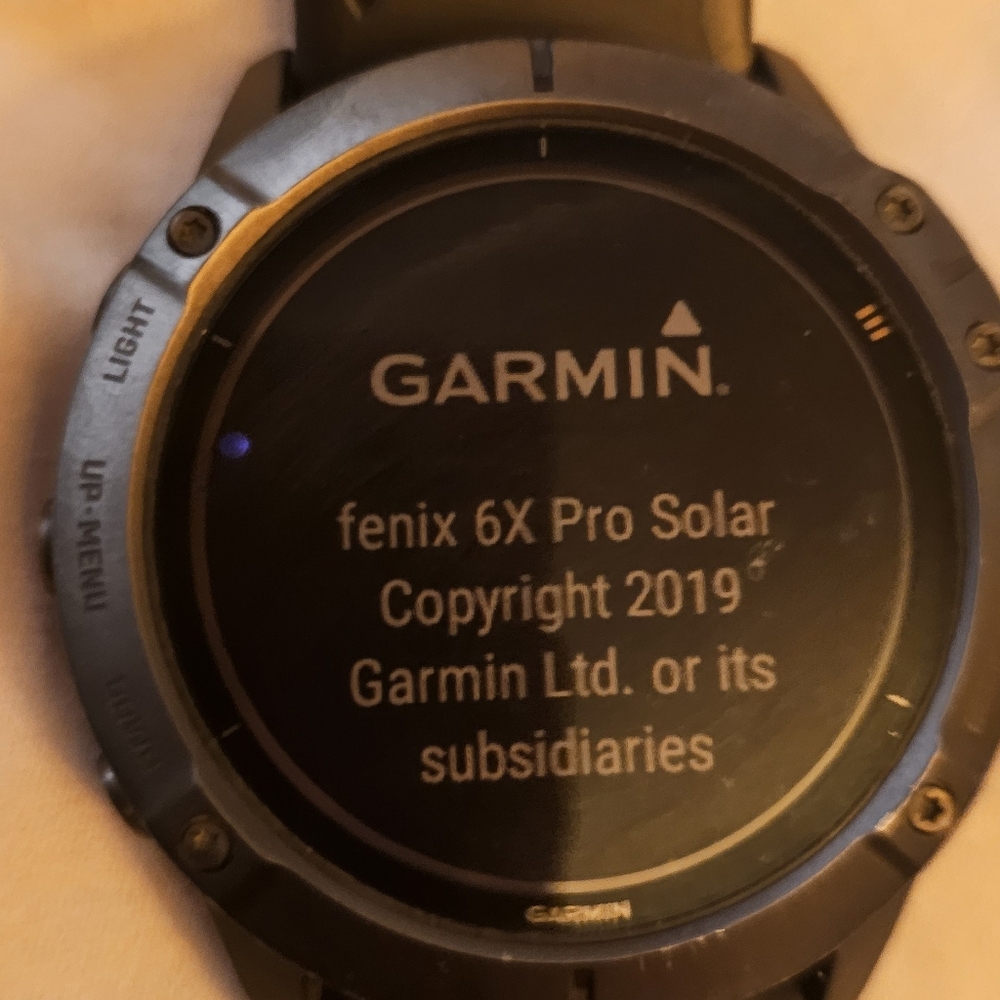 Garmin watch 6X Pro Solar